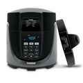 6 qt. Black Programmable Digital Air Fryer with Pressure Cooker F5037