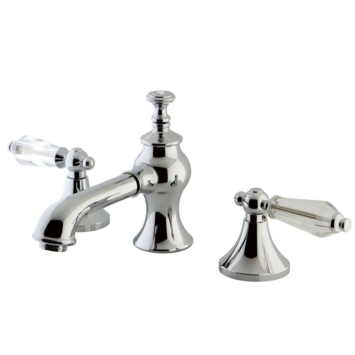 Oil Rubbed Bronze Widespread Lavatory Faucet with Brass Pop-Up R528