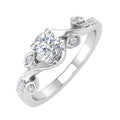 10K White Gold Diamond Engagement Ring P4759