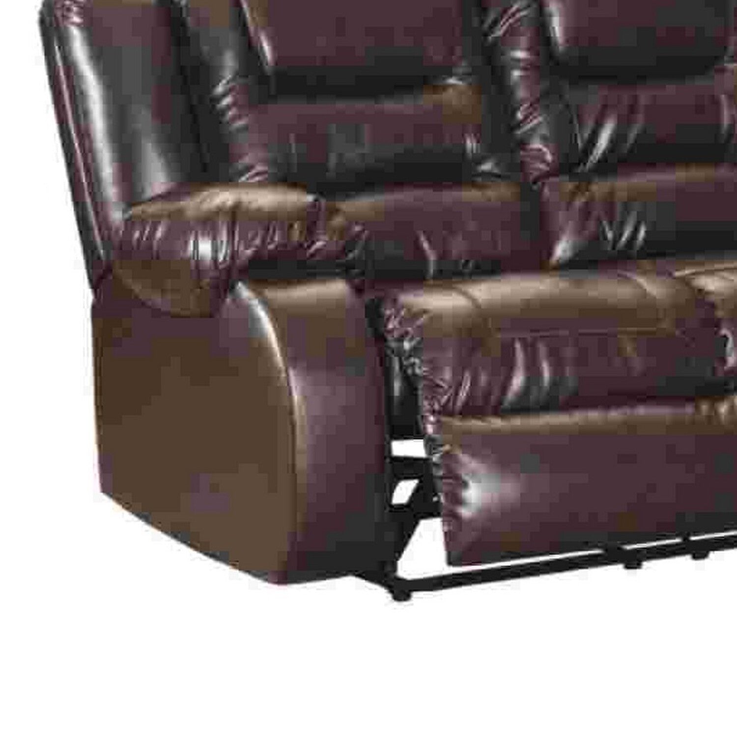 Chocolate Brown Reclining Sofa E697