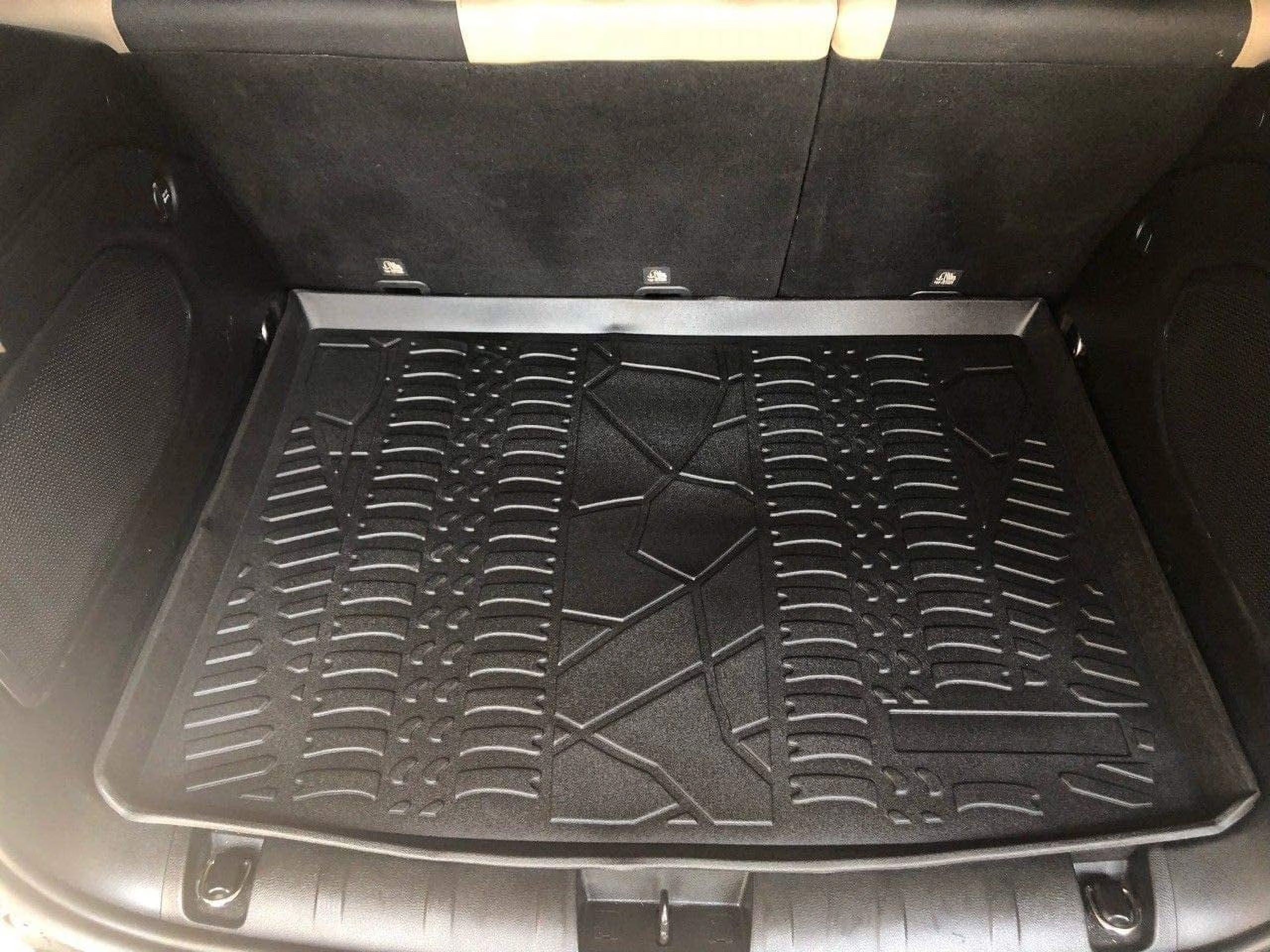 Cargo Liner Trunk Mat for Jeep Renegade 2015-2023 Weather-Resistant Rubber with Raised Lip M53167