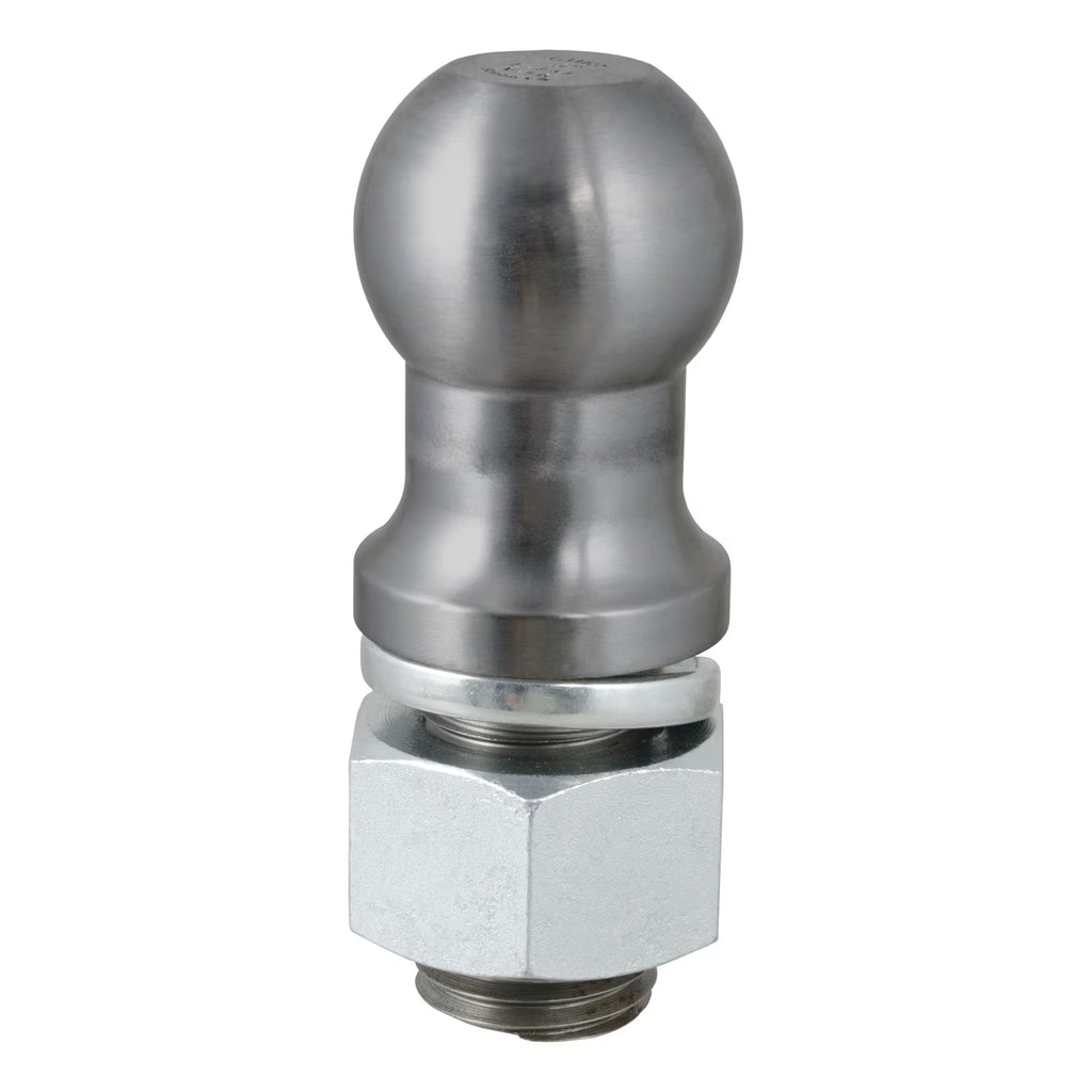 Raw Steel Trailer Hitch Ball, Gooseneck, 30,000 lbs, 3-Inch Diameter, 2 x 3-1/4-Inch Shank T540124