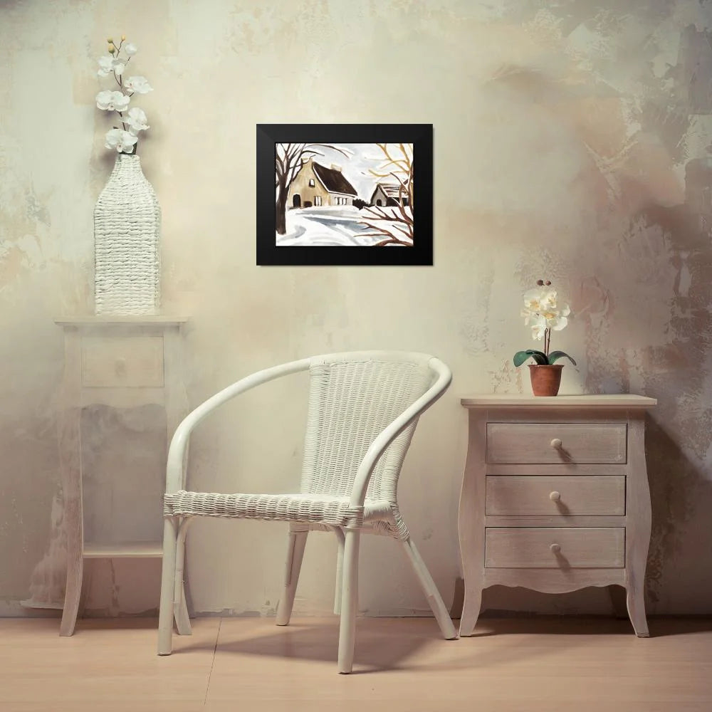 Black Modern Framed Museum Art Print W3771