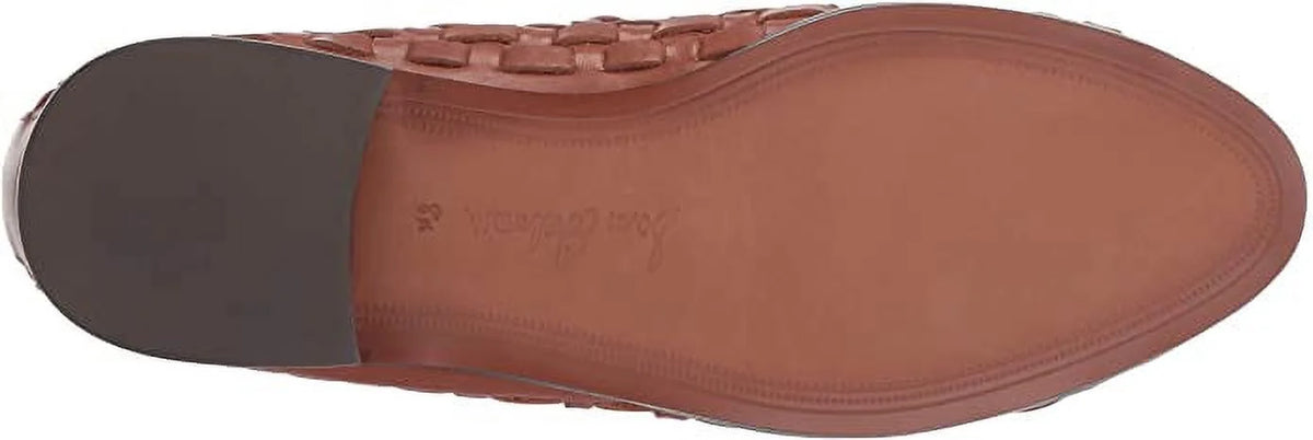 Cognac Tan Leather Lace-up Flat Loafer Oxford L6691