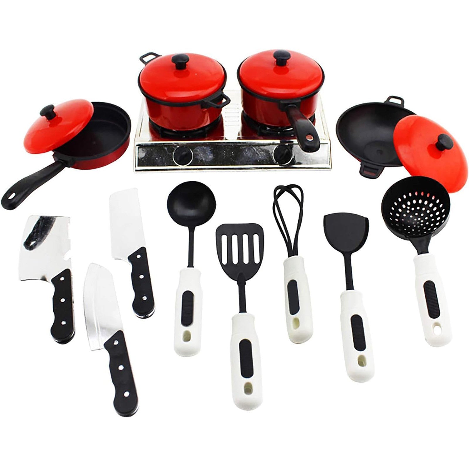 13 Piece Kitchen Toys Set with Pots and Pans T2092