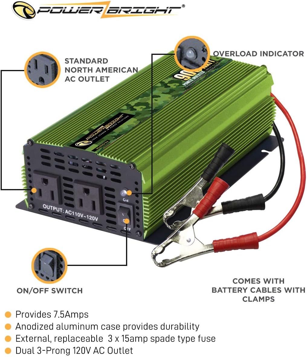 900 Watt 24V Modified Sine Wave Power Inverter B369510