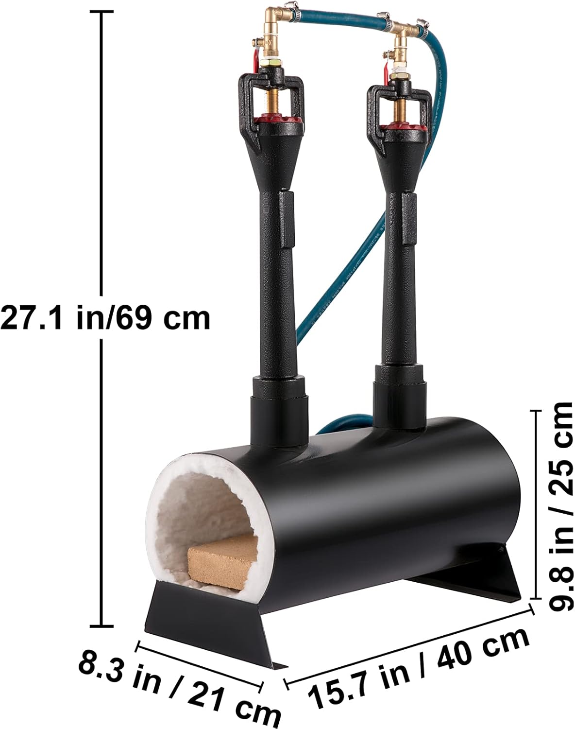Portable Propane Knife Forge with Dual Burners C576