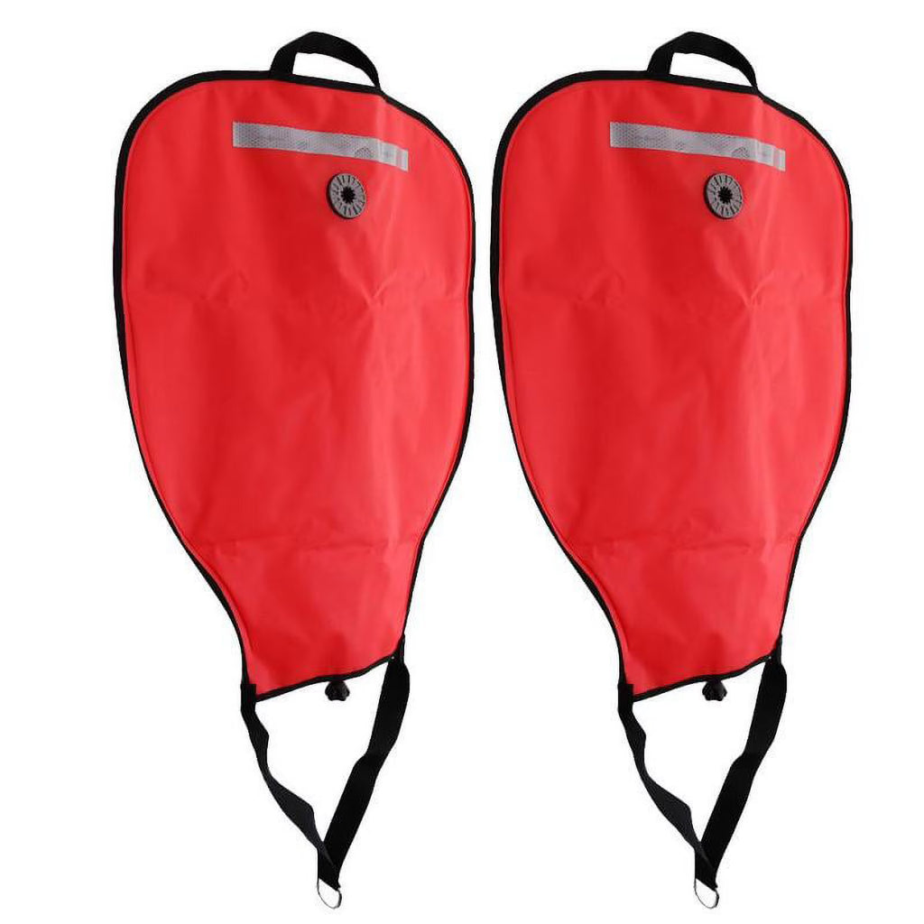2 Pack 50lbs Underwater Salvage Lift Bag - Red C248