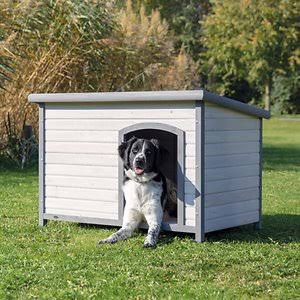Large Flat Roof Dog House V512906