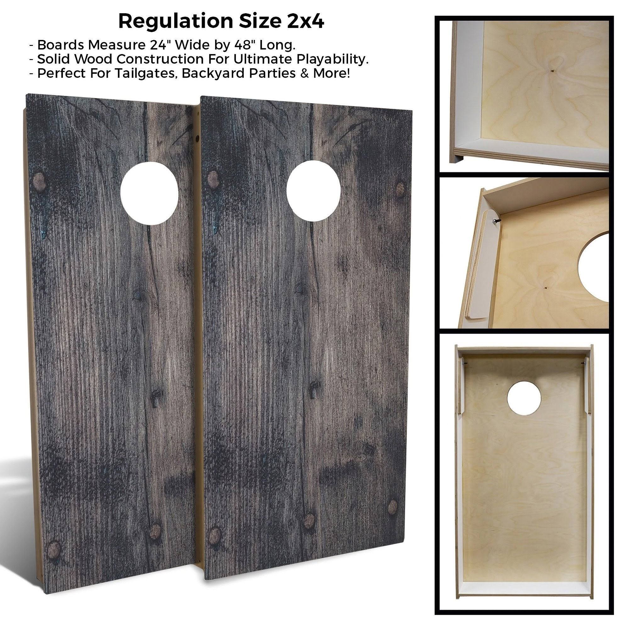 Black Nail Cornhole Set 2x3 Boards J1259