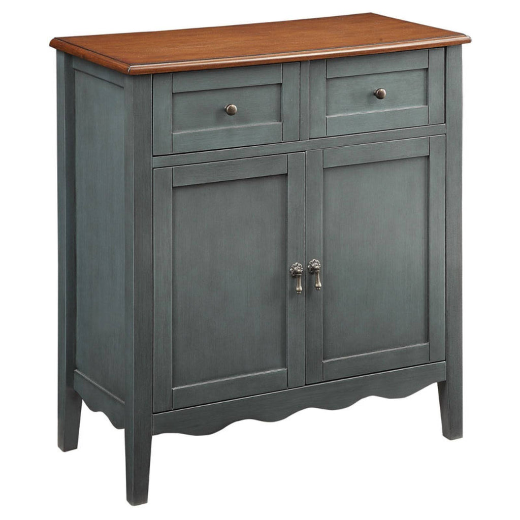 Vintage Blue Wine Cabinet V4857