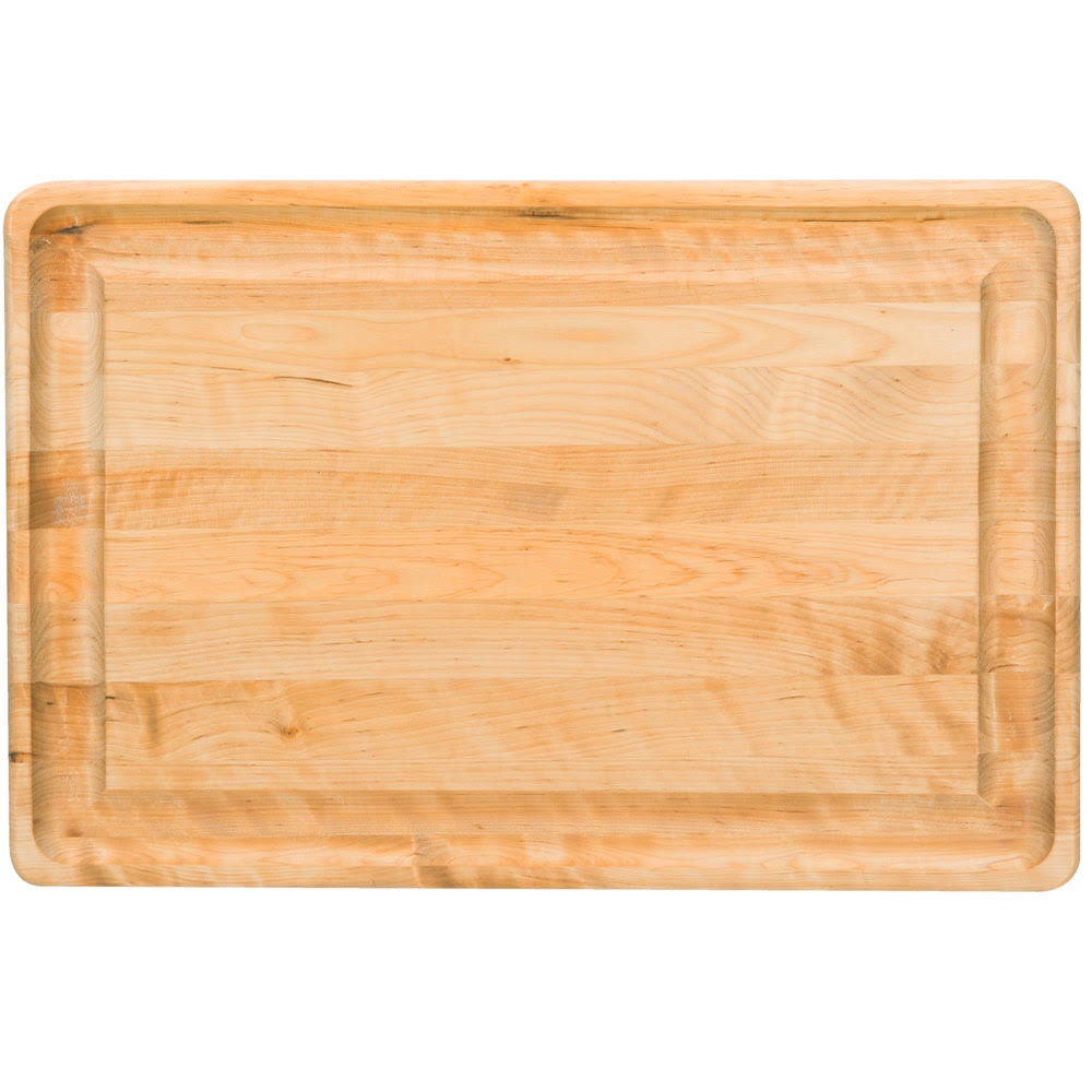 24x22 x 16x22 x 1 1/4x22 Wood Grooved Carving Board L673505
