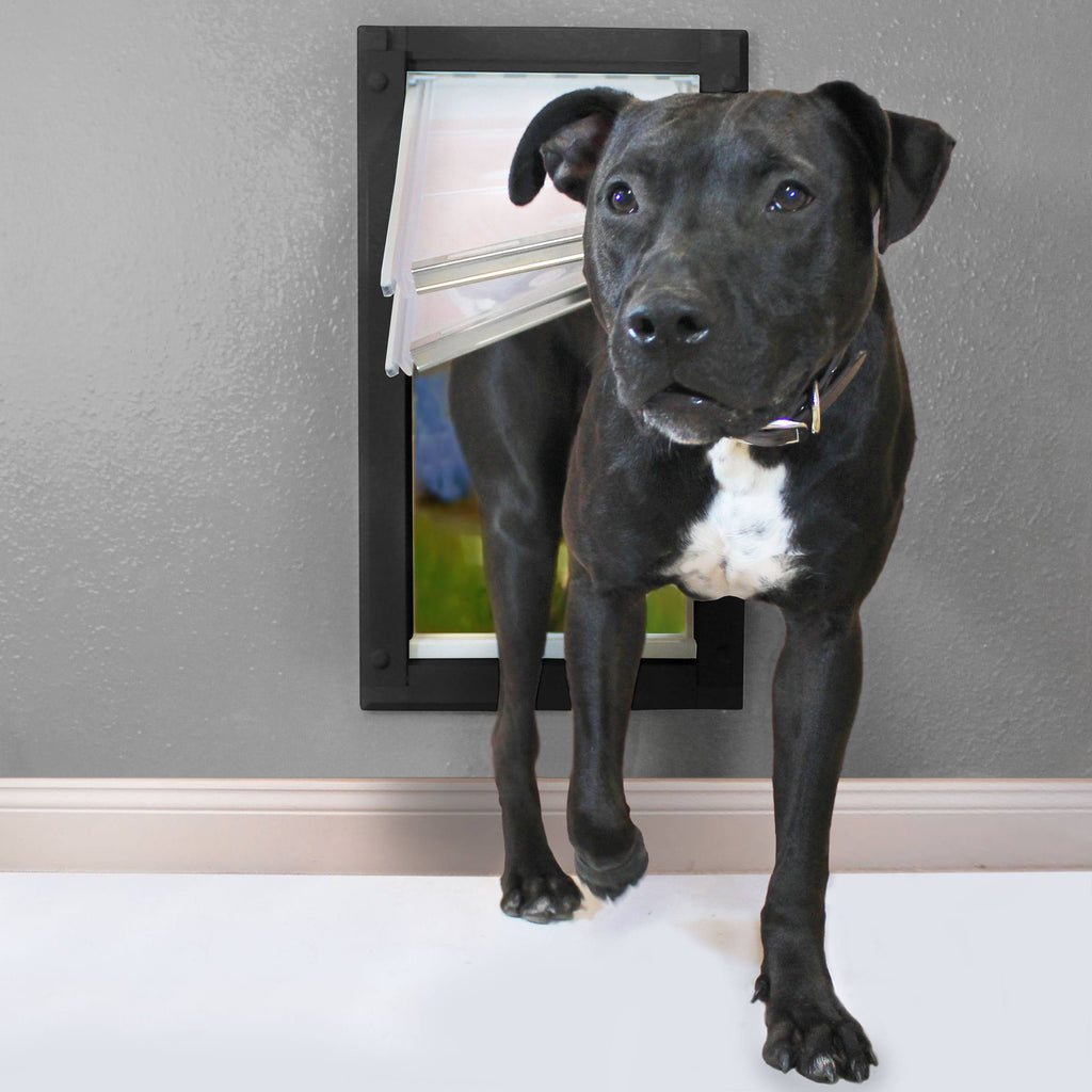Black Wall Mount Pet Door N930