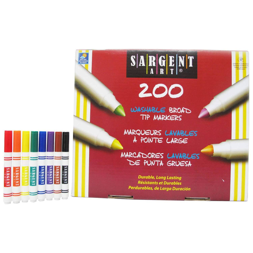 200 Count Washable Broad Tip M707671
