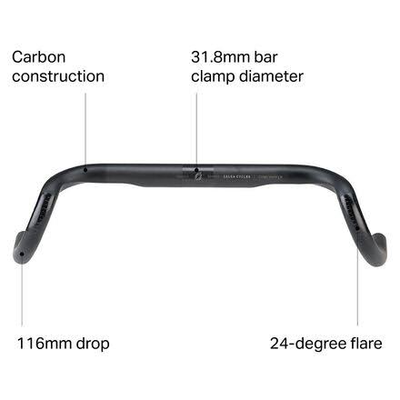 Carbon Drop Bar 44cm Z501