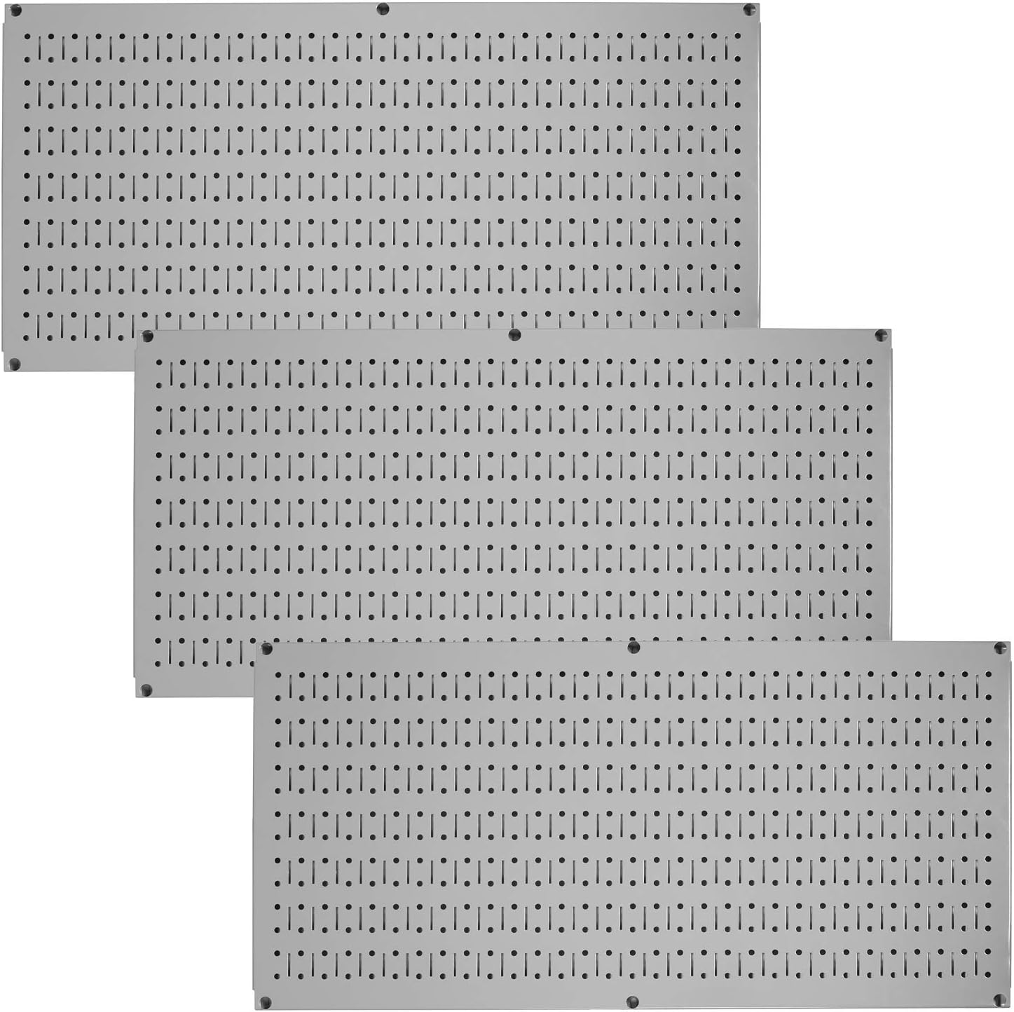 3 Pack Black Metal Pegboards Y788