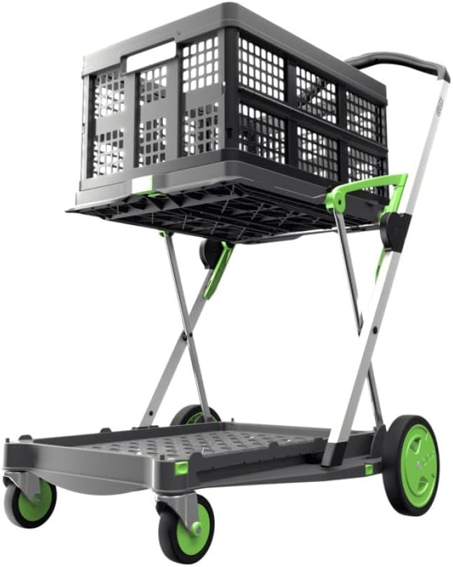 Collapsible Cart with Storage Crate (Red) Q778601