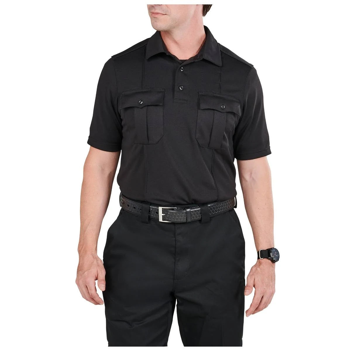 Black Short Sleeve Polo K794639