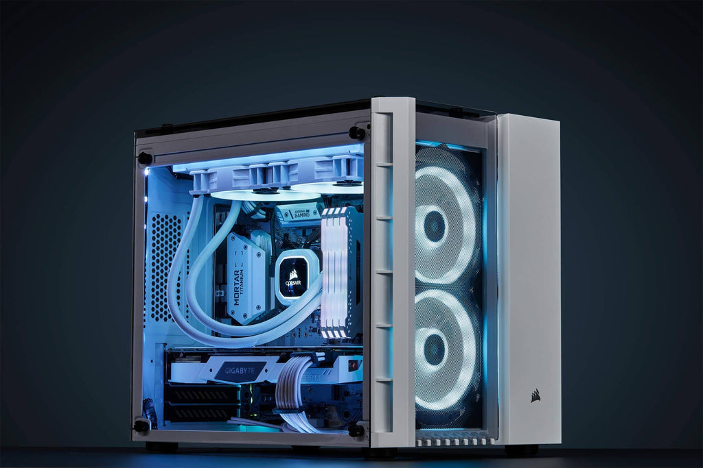 120mm RGB LED PWM Fan 3 Fan Pack with Lighting Node Pro, White F6072