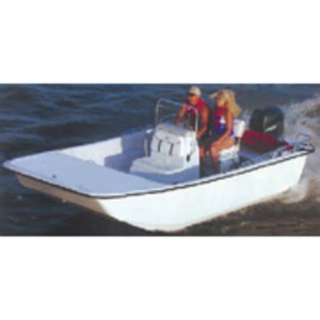 Boat Cover for Center Console Bay Style Fishing Boats with Shallow Draft Hull R135