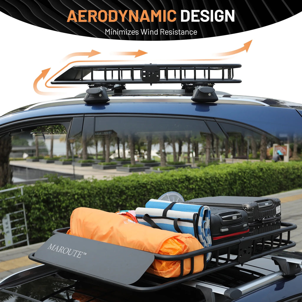 Roof Rack Carrier Basket Universal 51" X 36" X 5" Rooftop Cargo Carrier Basket B7785