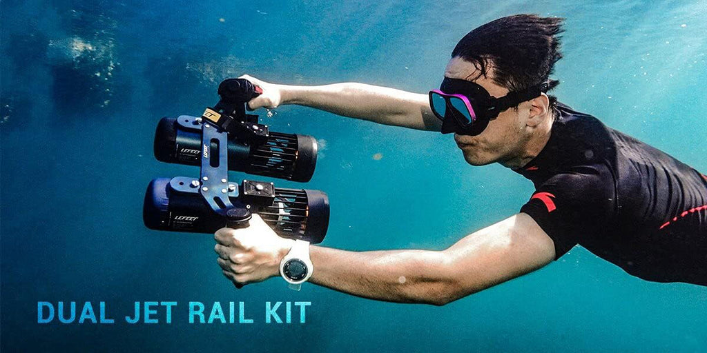 Underwater Scuba Diving Dual Jet Rail Kit for S1 Scooter N7834