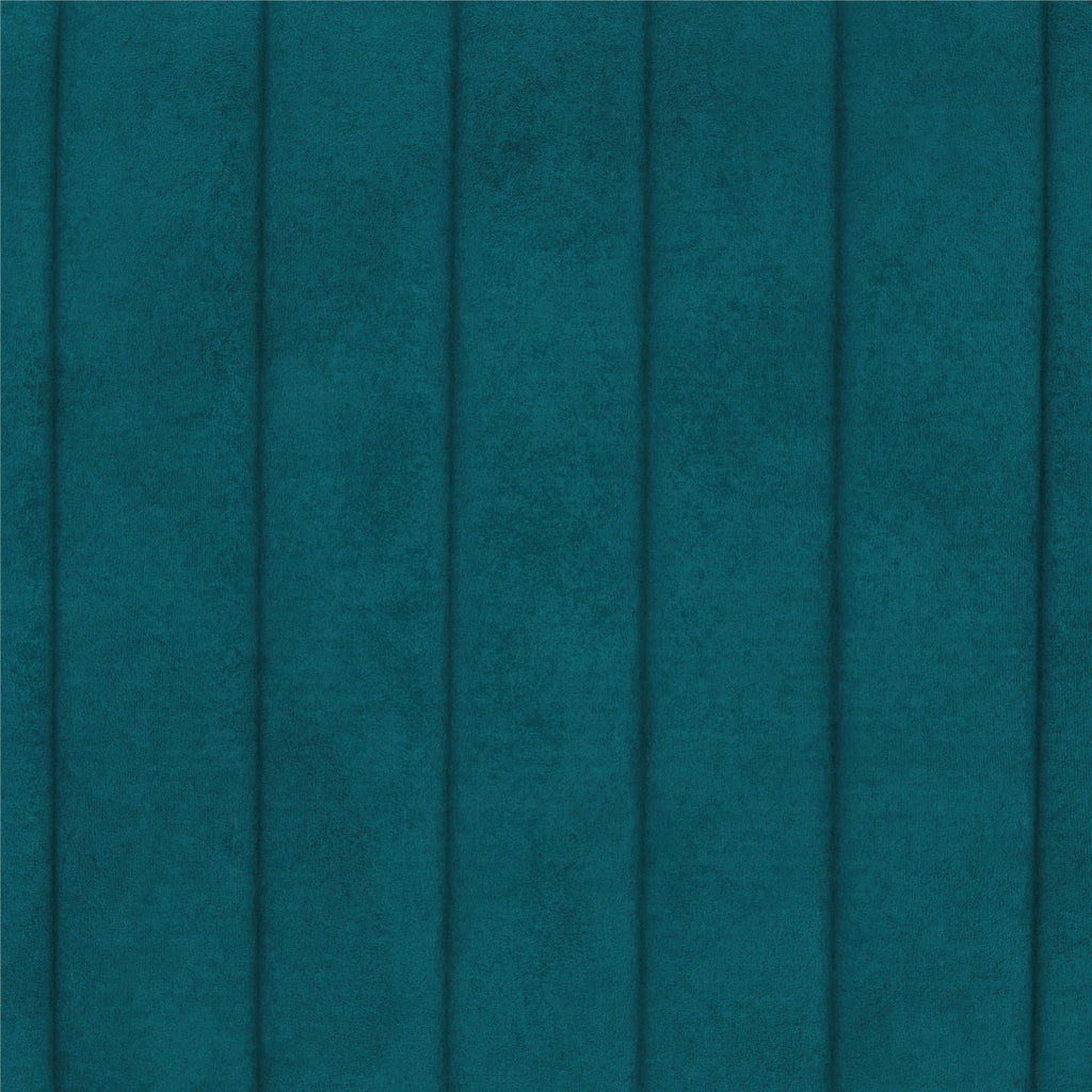 Emerald Green Velvet Upholstered Accent Chair and a Half D8991