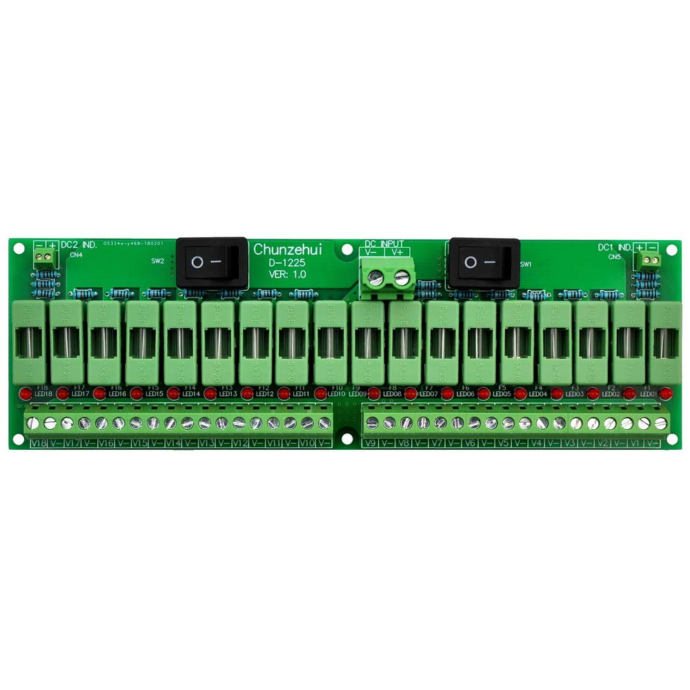 18 Channels 12V 24V 20A Power Distribution Fuse Module E542904