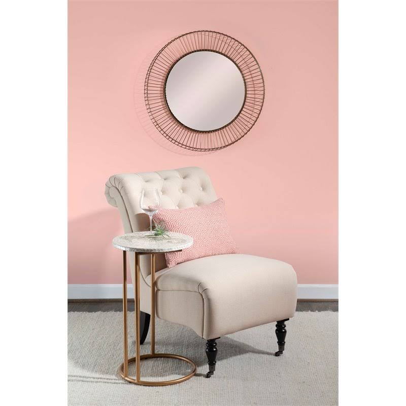 Gold Metal Accent Table F826528