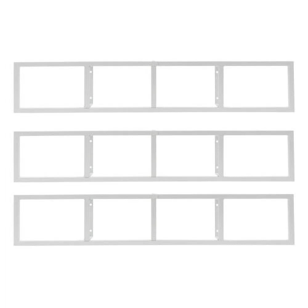 3 CD Disk Case Media Storage Shelf K629