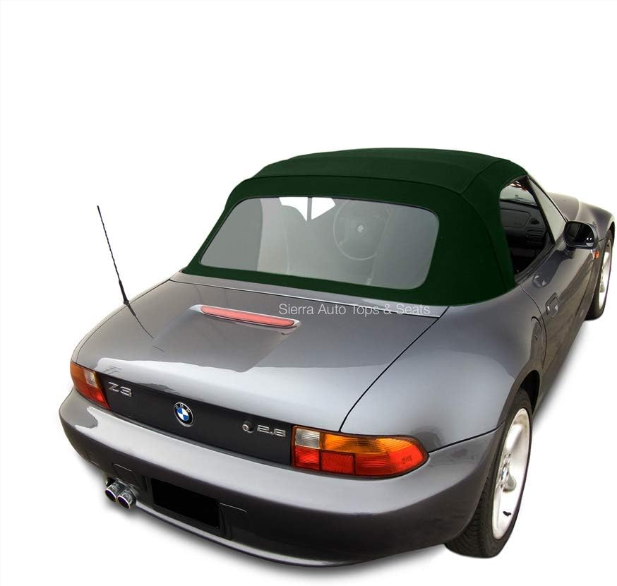 Convertible Top Replacement for BMW Z3, TwillFast II Canvas, Dark Beige, Plastic Window J247099