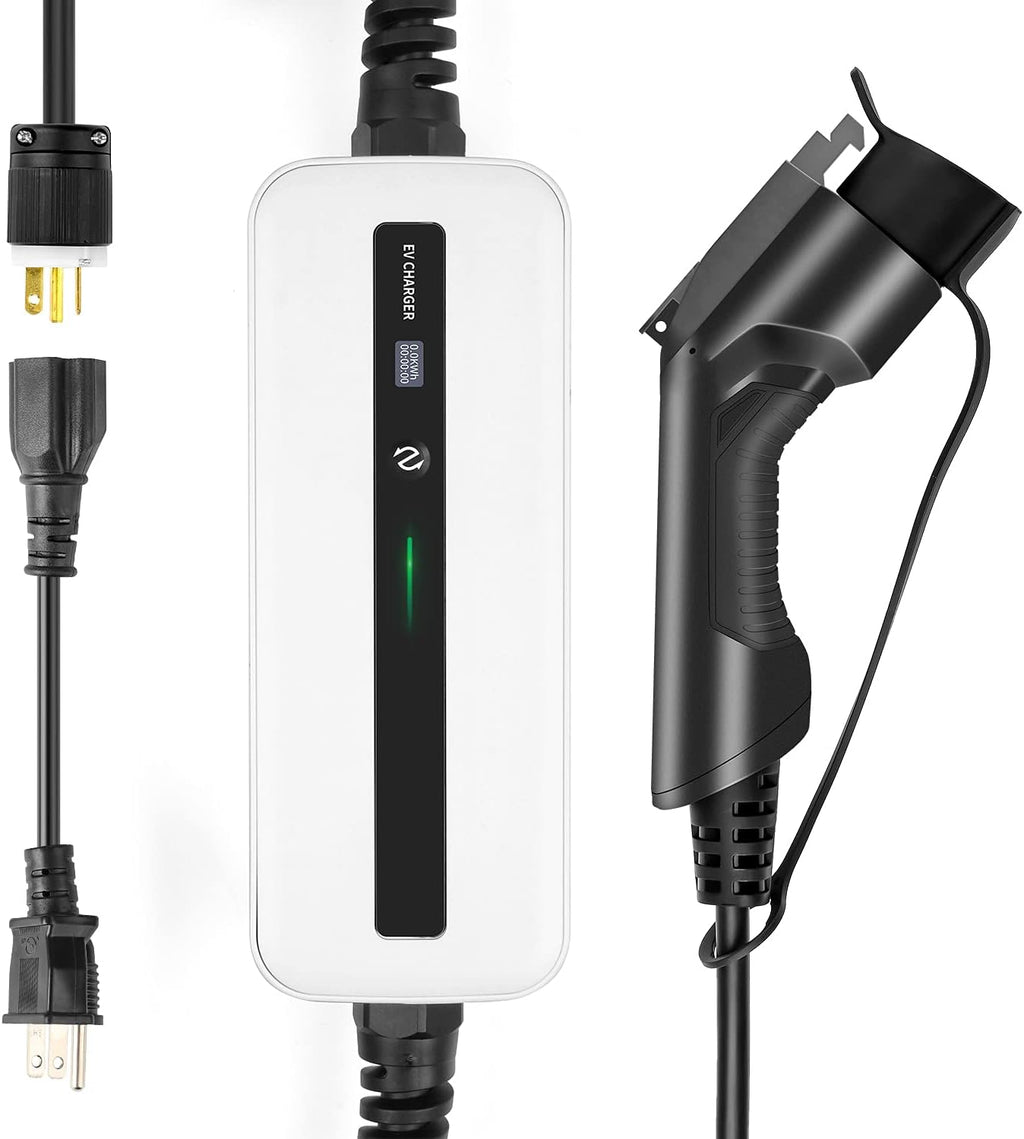Level 2 EV Charger 110V-240V 16A J1772 NEMA 6-20 25FT with Adapter W66211