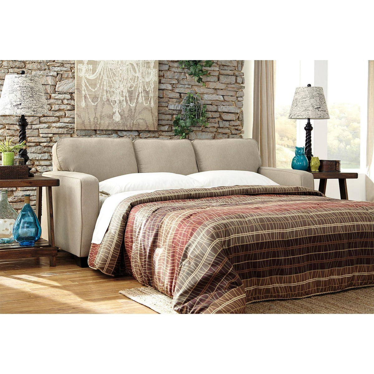 Beige Queen Sleeper Mattress D8825