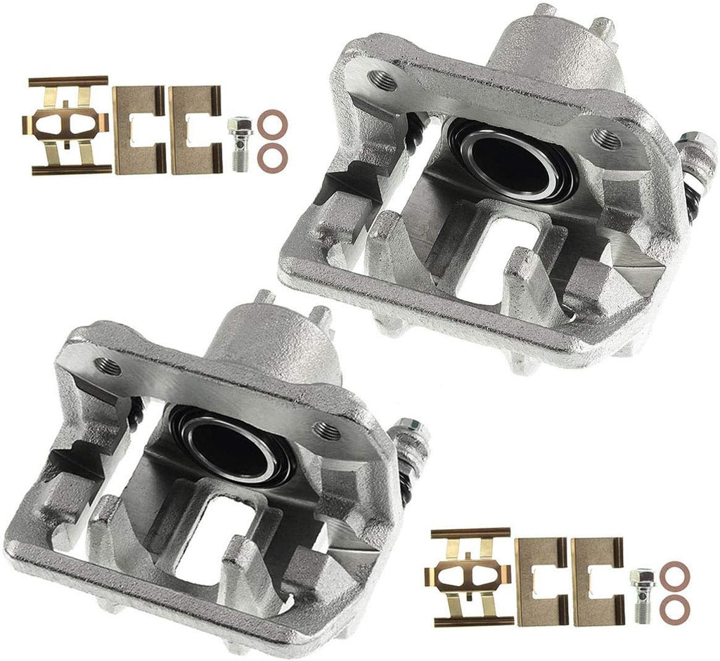 Disc Brake Caliper Assembly with Bracket Rear Driver Side Pack of 2 K598