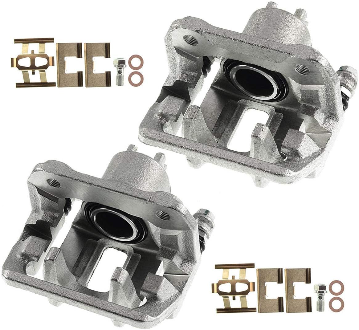 Disc Brake Caliper Assembly with Bracket Rear Driver Side Pack of 2 K598