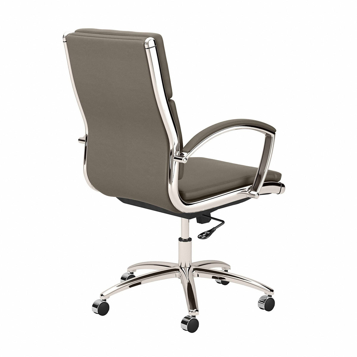 Washed Gray Leather Executive Office Chair G339126