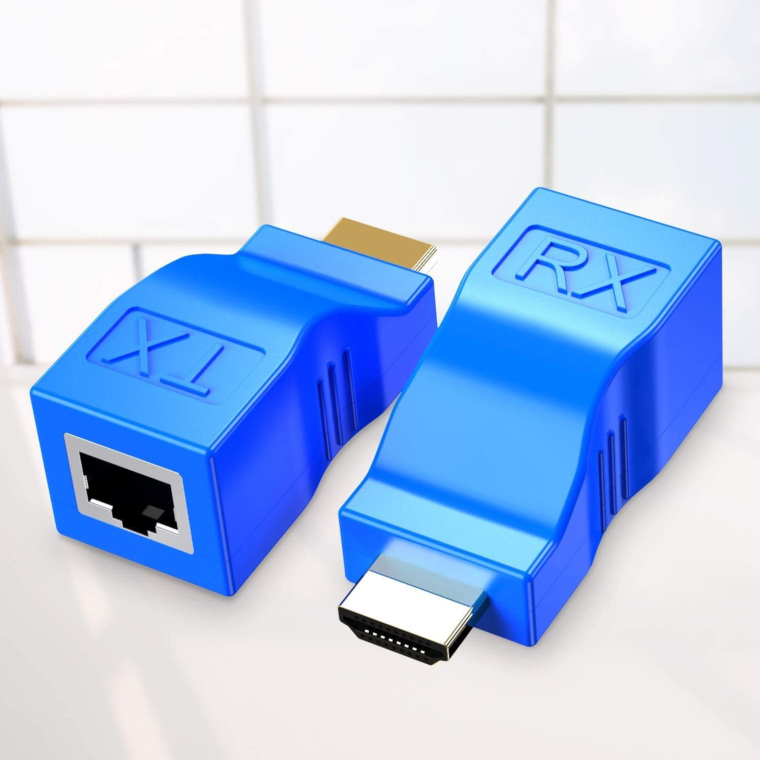 HDMI to RJ45 Extender over Cat5e/6 Cable, 1080p up to 30m/98ft Repeater J1392