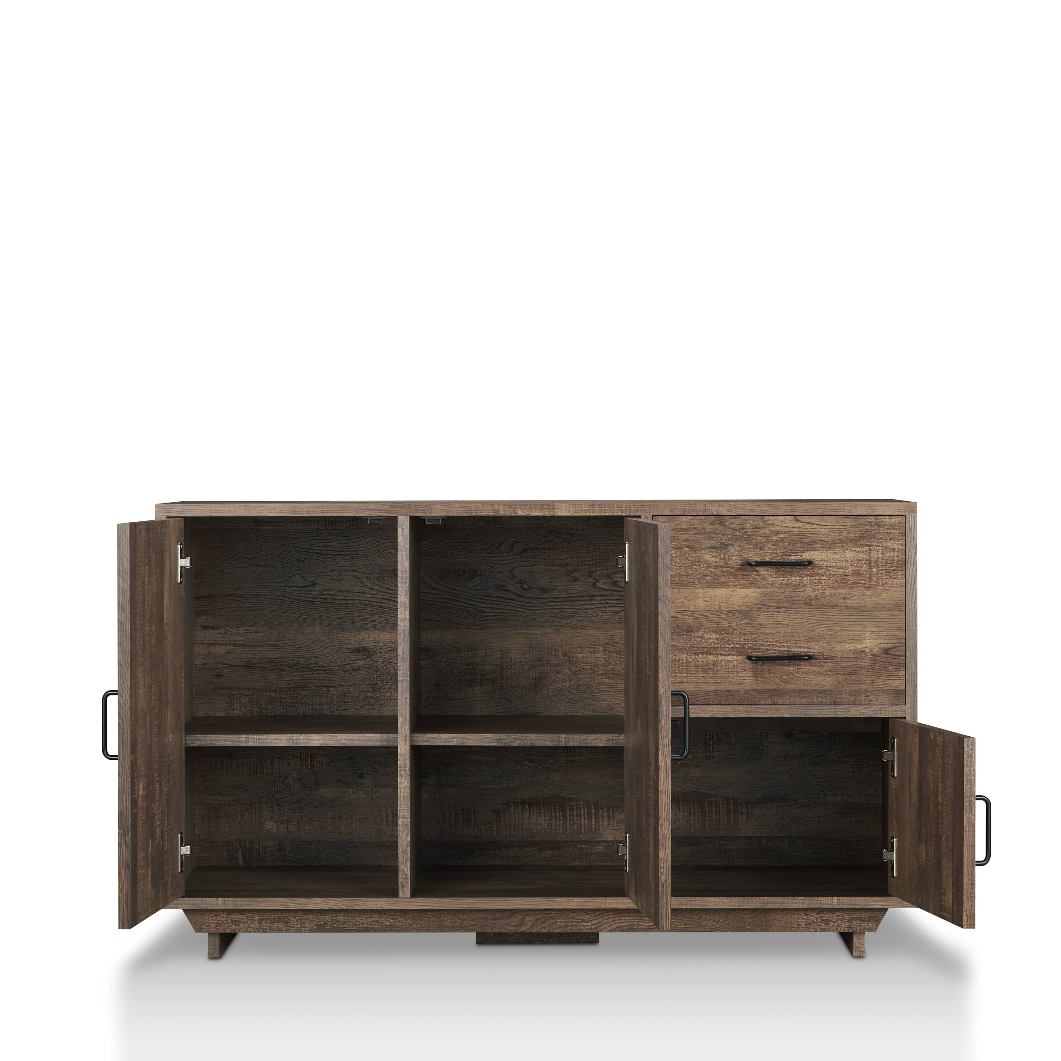 Brown Reclaimed Oak Dining Server X49195