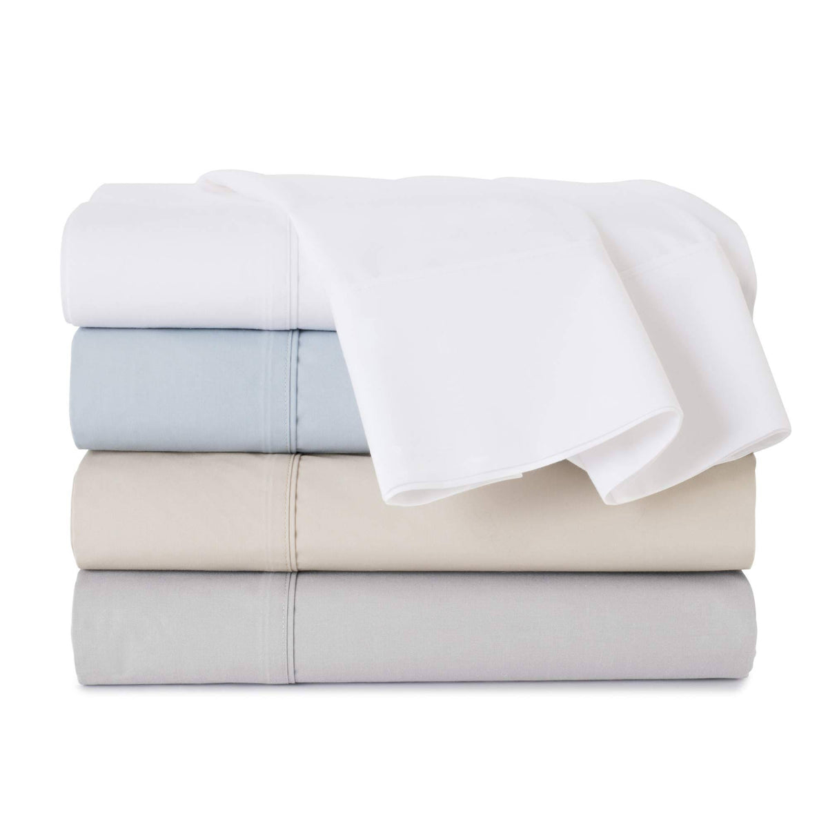 Percale King Powder Blue Sheet Set I542646