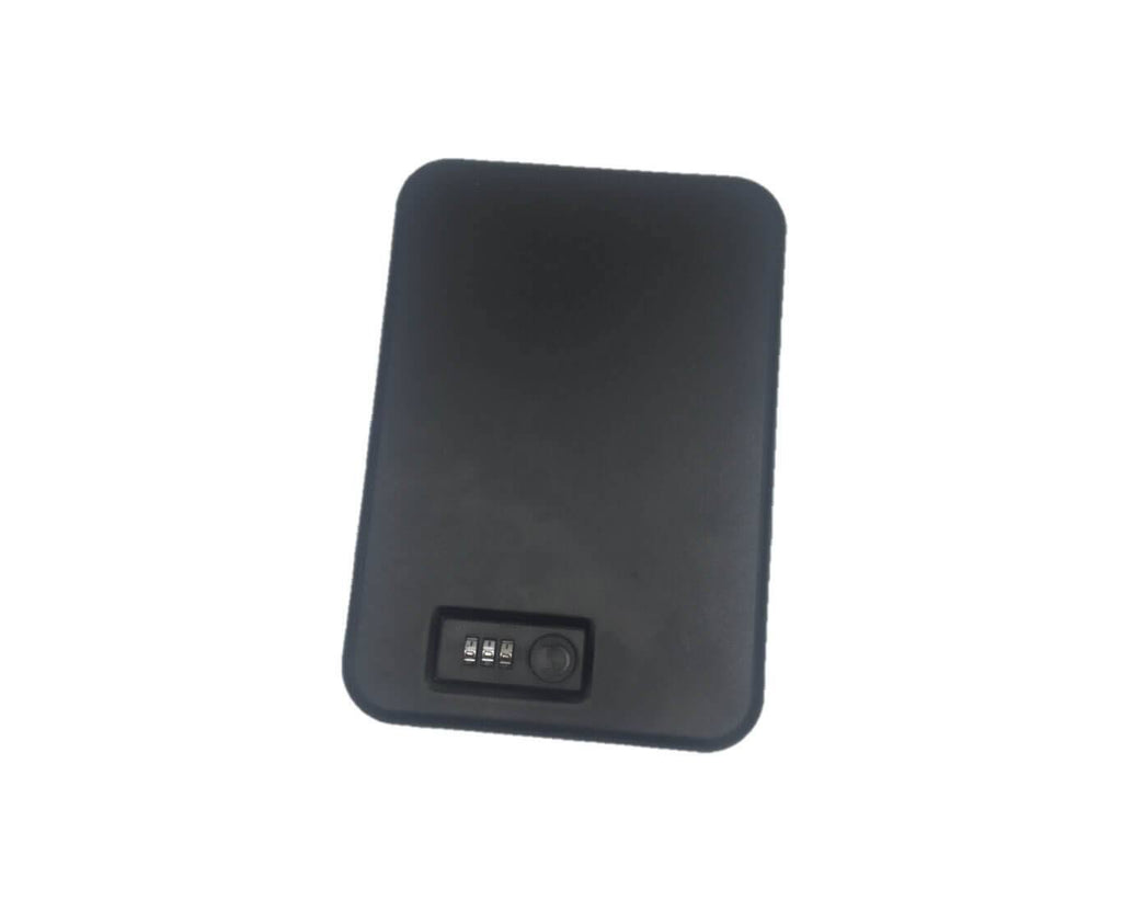 Compact Portable Security Box Safe with Combo Lock Black D368