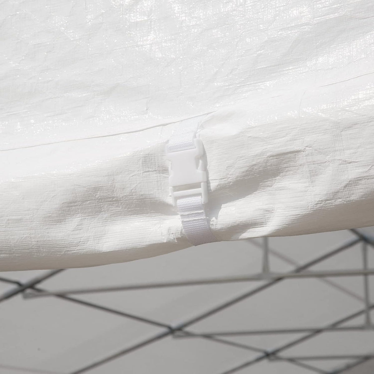 White Heavy Duty Carport Canopy with Removable Sidewalls and Windows P192688