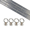 8 Piece Aluminum L Track Tie Down System R2907