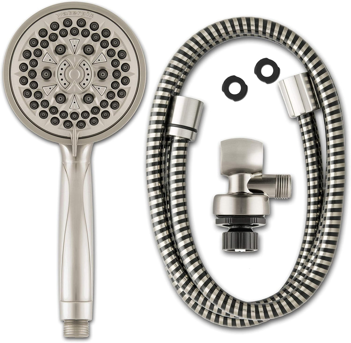 Detachable Hand Held Shower Head with 7 Spray Settings, Pack of 2 R277