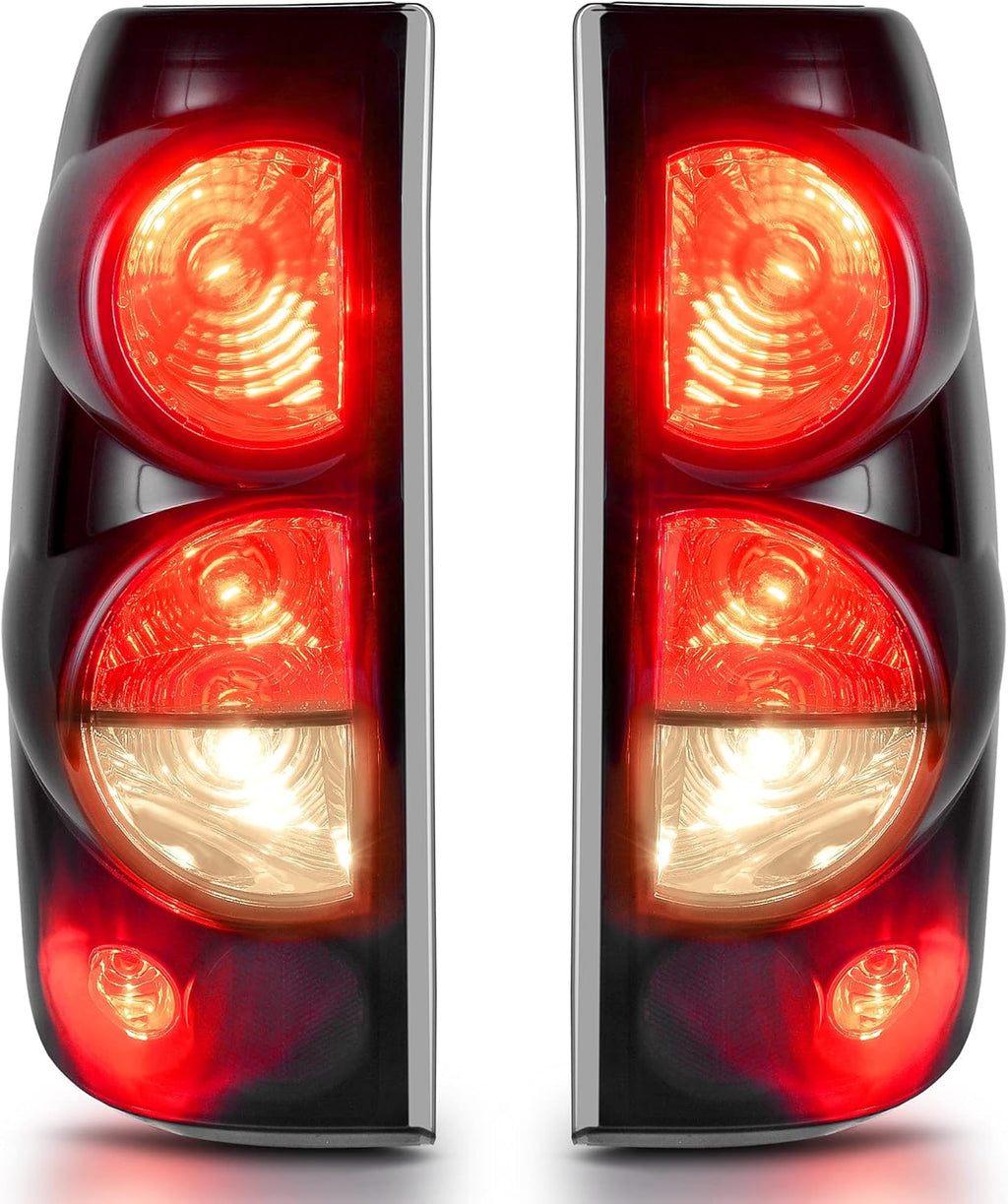 Tail Lights Compatible with 1999-2006 Chevy Silverado 1500 2500 3500, Pack of 2 U3261