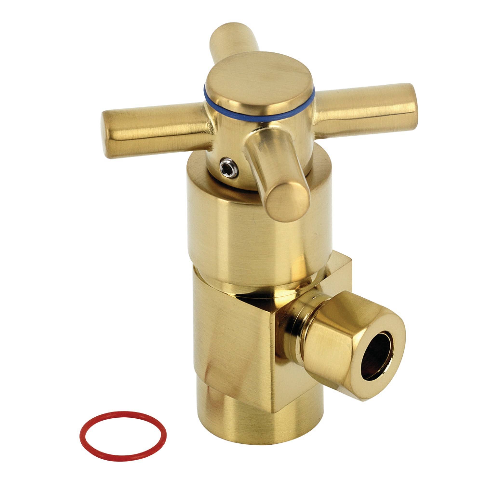 1/2x22 IPS x 3/8x22 O.D. Quarter Turn Ceramic Angle Stop S7745