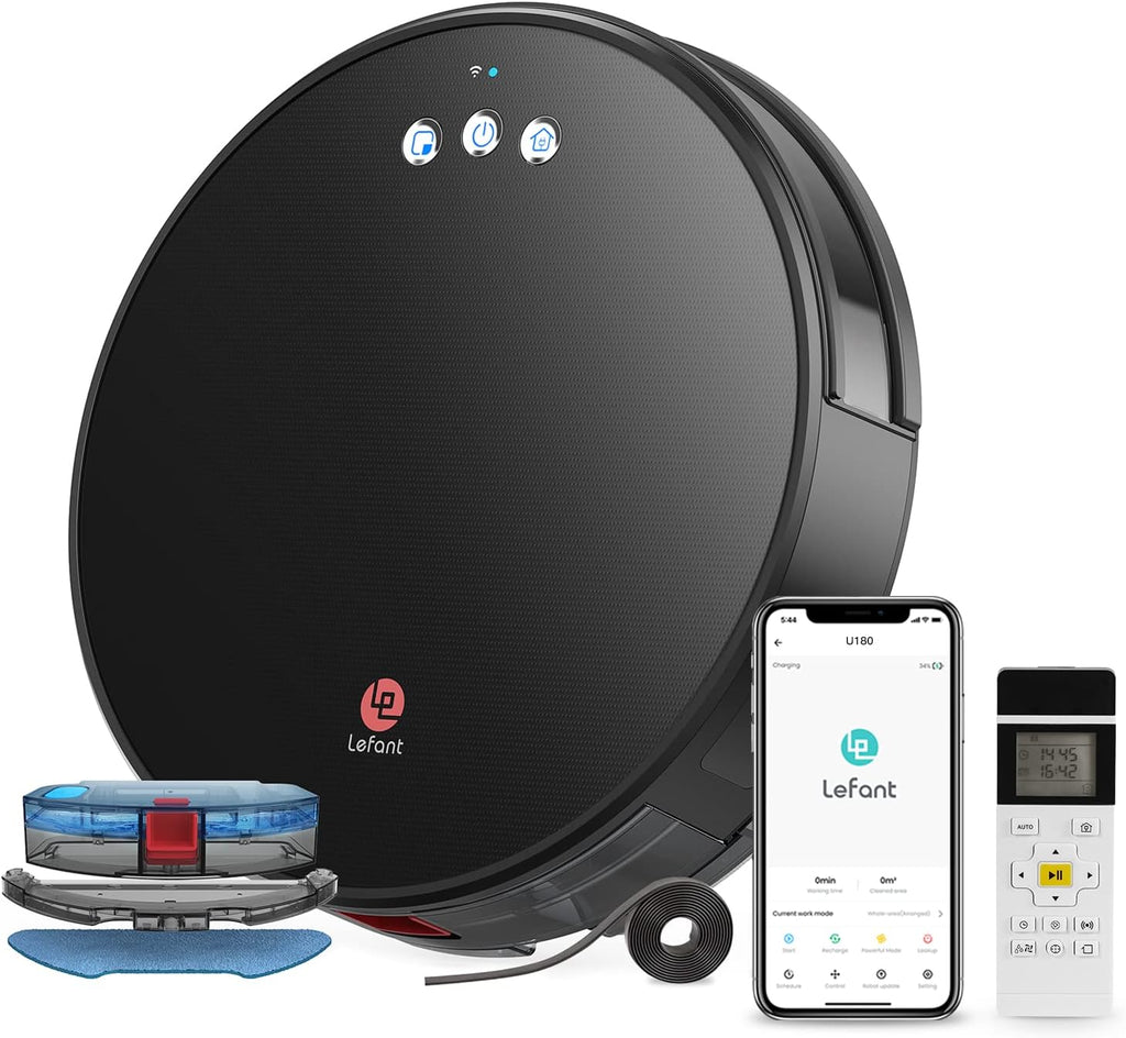 Robot Vacuum and Mop with 3200Pa Suction, 150 Mins Runtime E10602