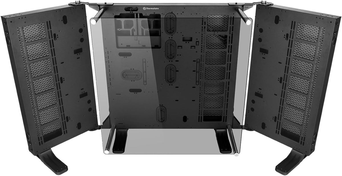 Black ATX Mid Tower Open Frame Computer Case I58973