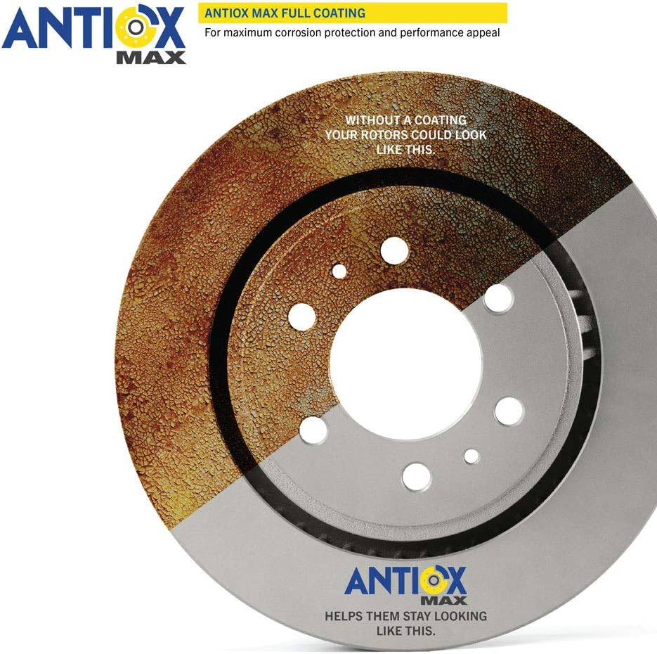 Pack of 2 Rear Brake Rotor for Subaru Crosstrek XV Forester Impreza B8061