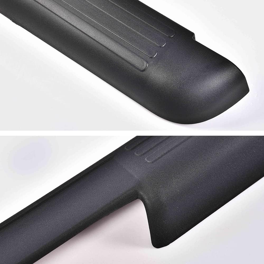 Bed Rail Caps Kit Replacement for Nissan Frontier King Black Smooth Finish Rear Tailgate Cap Moulding Cover 3pcs I74976