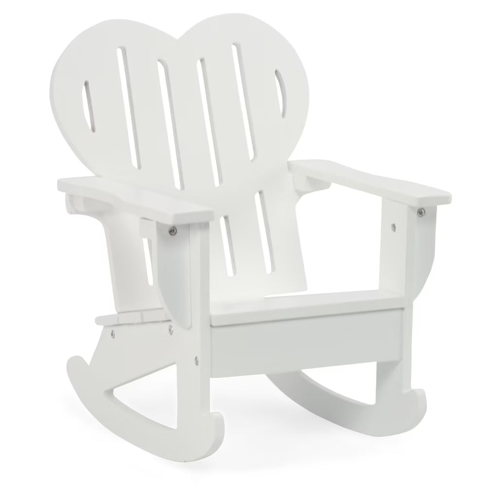 White 18 Inch Doll Adirondack Rocking Chair B307109